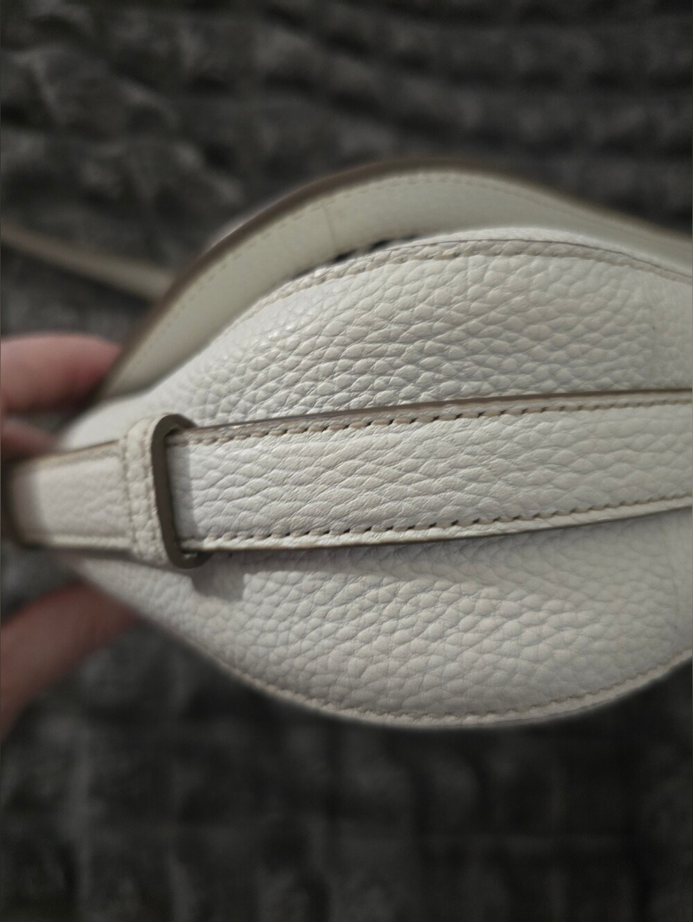 Kate Spade Orchard Street Penelope White Pebbled Leather Crossbody Bag EUC - Picture 13 of 16